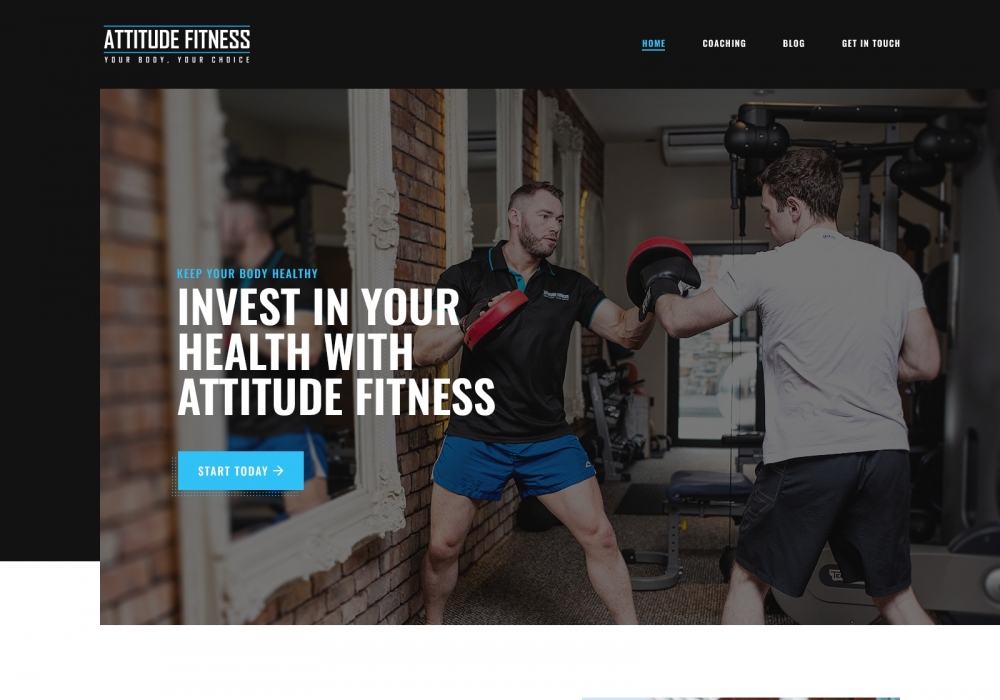 A preview image of Attitude Fitness